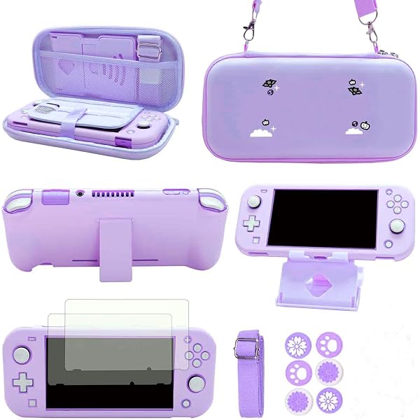 Amazon.com: GUTIAL Accessories Bundle for Nintendo Switch Lite